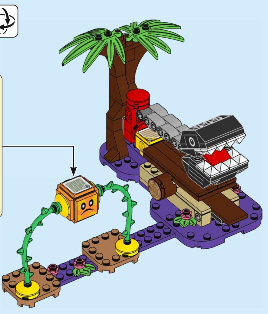 Lego Super Mario 71381 Chain Chomp-jungle compleet en doos, Ophalen of Verzenden, Zo goed als nieuw, Complete set, Lego