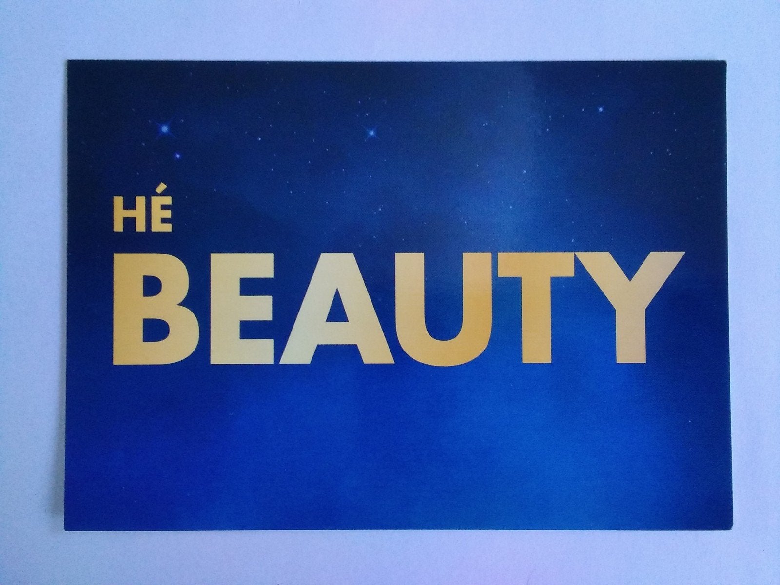 Ansichtkaart Hé Beauty Beauty and the Beast, Verzenden, 1960 tot 1980, Muziek