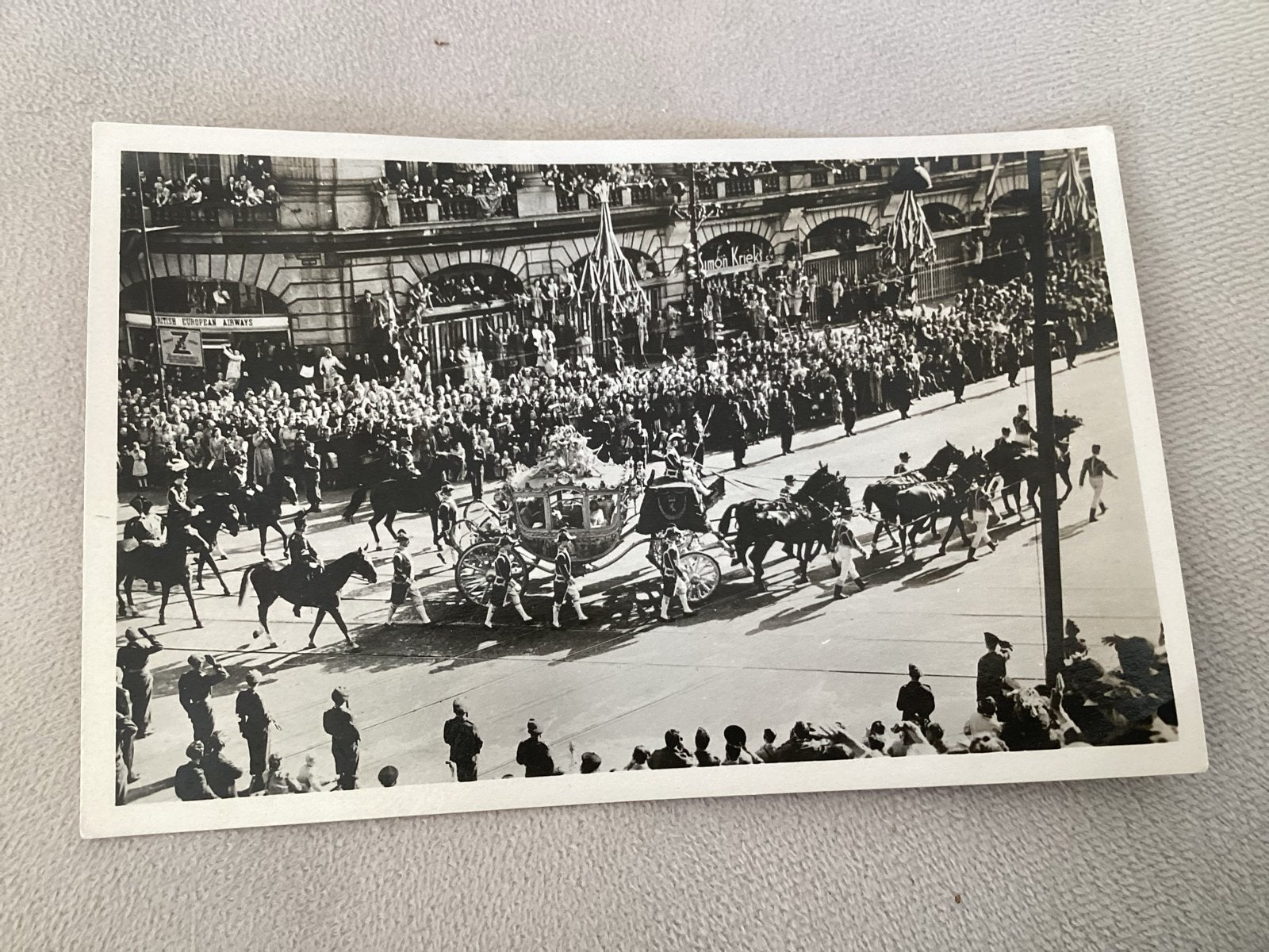 Gouden Koets inhuldiging Amsterdam 1948, Ophalen of Verzenden, 1940 tot 1960, Ongelopen, Noord-Holland