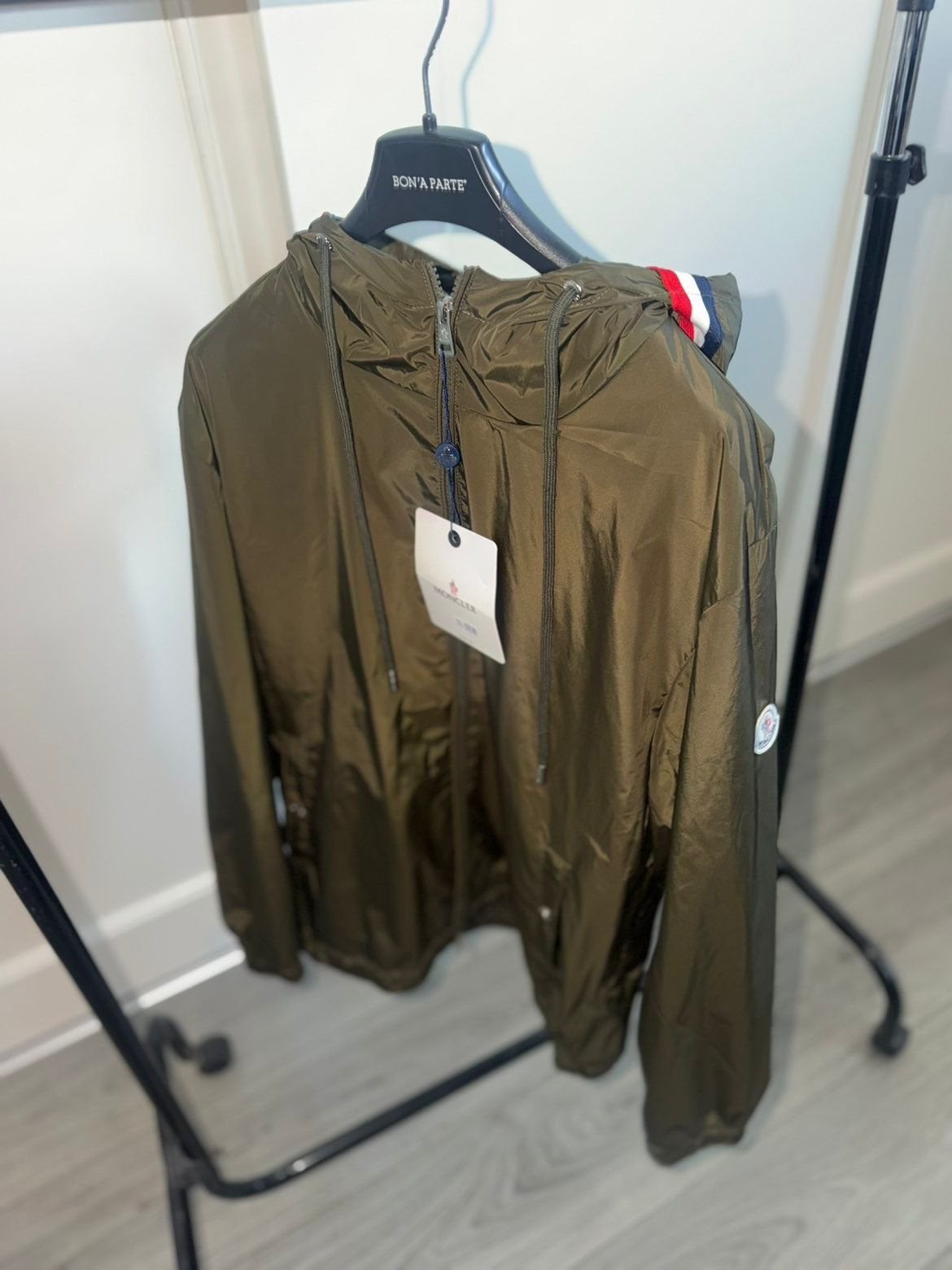 Moncler windbreaker, Kleding | Heren, Jassen | Zomer, Ophalen of Verzenden, Nieuw, Maat 48/50 (M), Groen