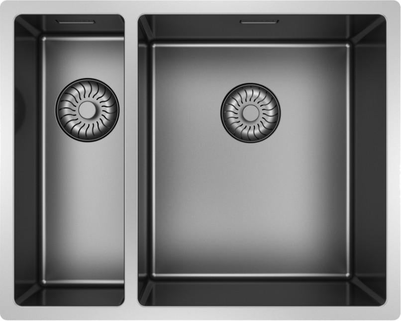 2x Caressi  Anderhalve Keukenspoelbak rechts, Ophalen