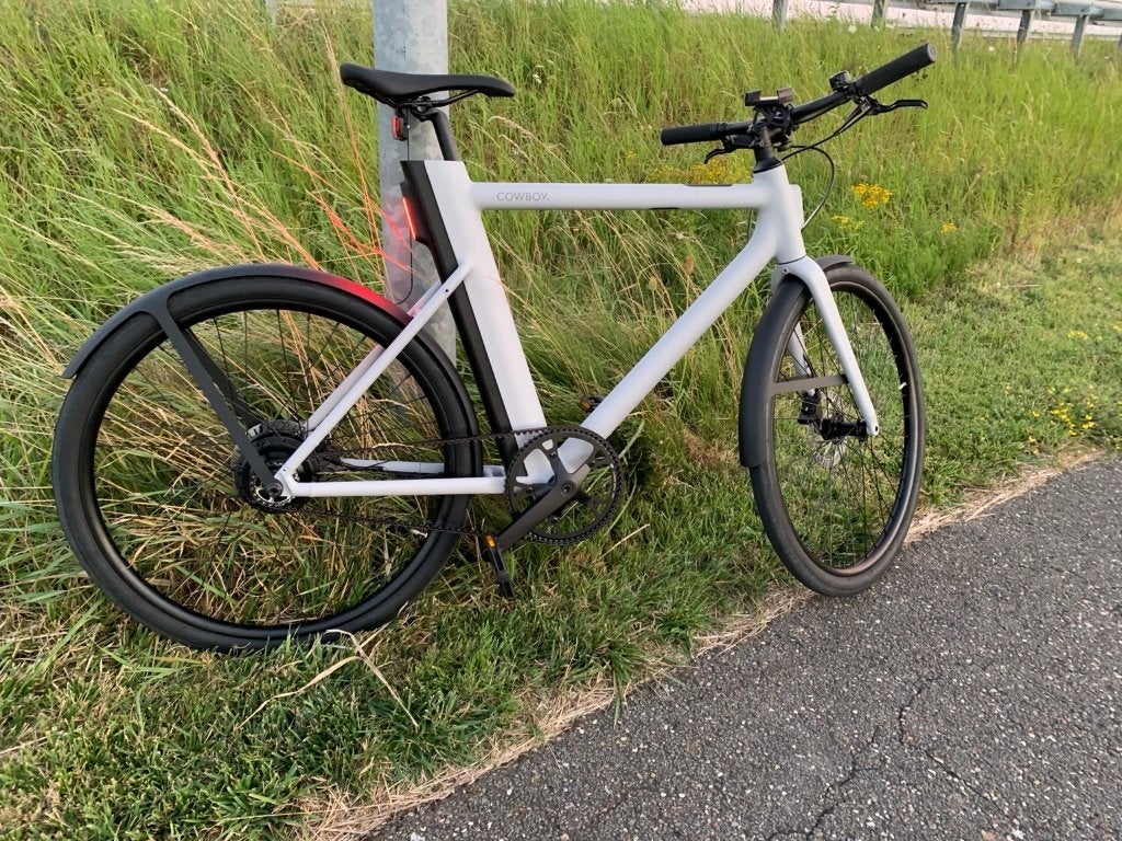 Cowboy 2 grijs – reparatiefiets – ondersteuning defect, 55 tot 59 cm, Ophalen, Gebruikt, Cowboy