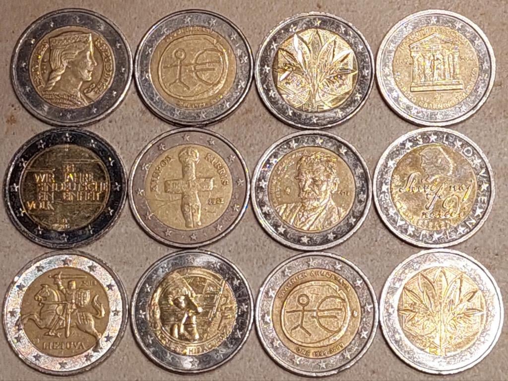 Setje 2 euro munten, Postzegels en Munten, Munten | Europa | Euromunten, Ophalen of Verzenden, 2 euro, Setje