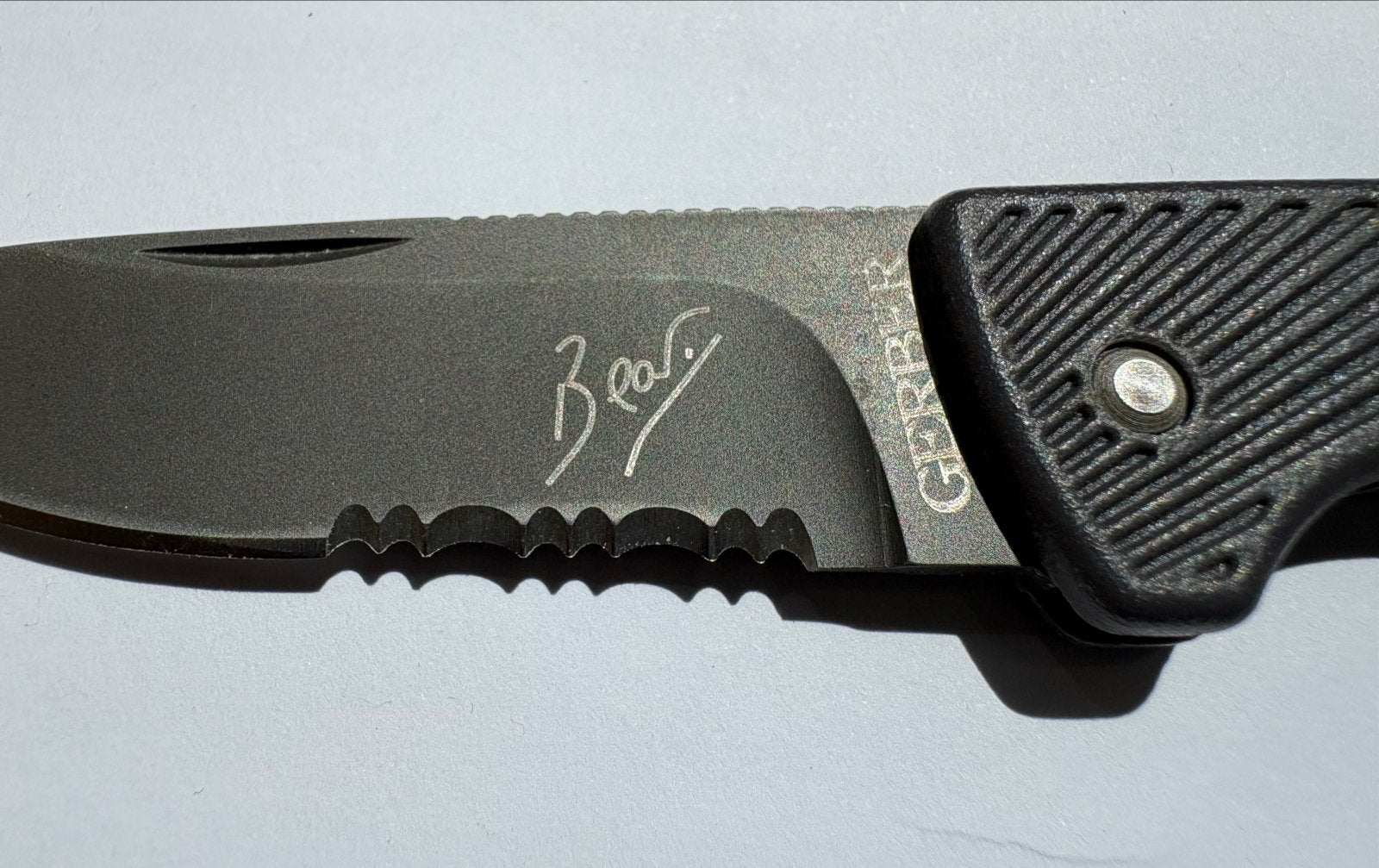 Gerber Bear Grylls vouwmes - Zo goed als nieuw, Doe-het-zelf en Verbouw, Gereedschap | Handgereedschap, Ophalen of Verzenden, Zo goed als nieuw