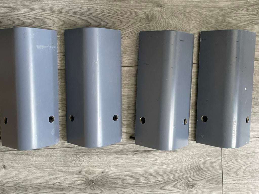 Auping auronde poten laag model, Gebruikt, Wit, Tweepersoons, Ophalen of Verzenden