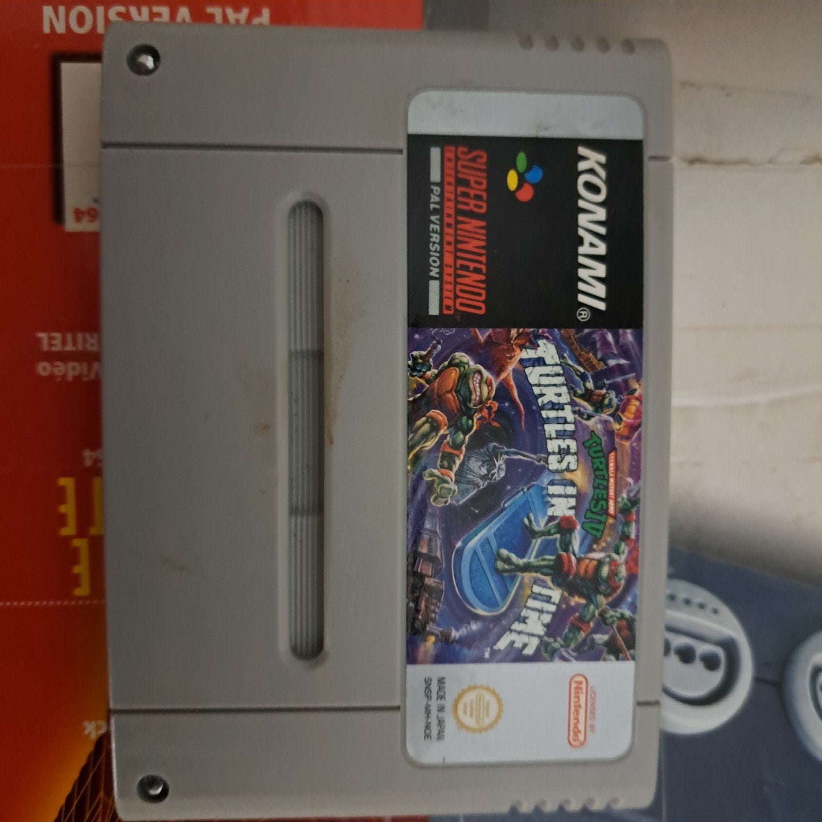Teenage Mutant Ninja Turtles: Turtles in Time SNES, Gebruikt, Vechten, 2 spelers, Eén computer
