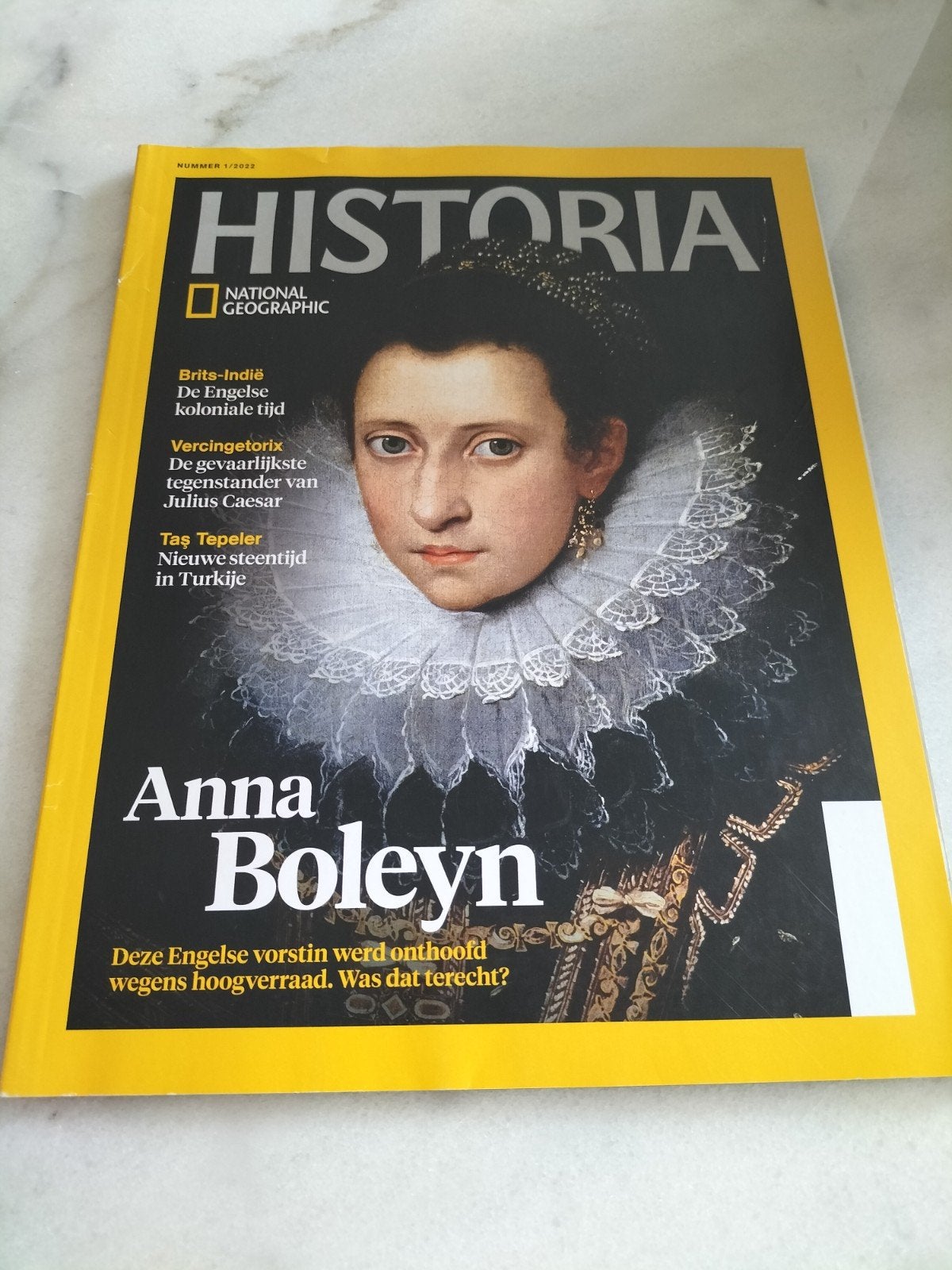 National Geographic Historia - Anna Boleyn (Nummer 1/2022), Boeken, Ophalen of Verzenden, Zo goed als nieuw, Overige typen