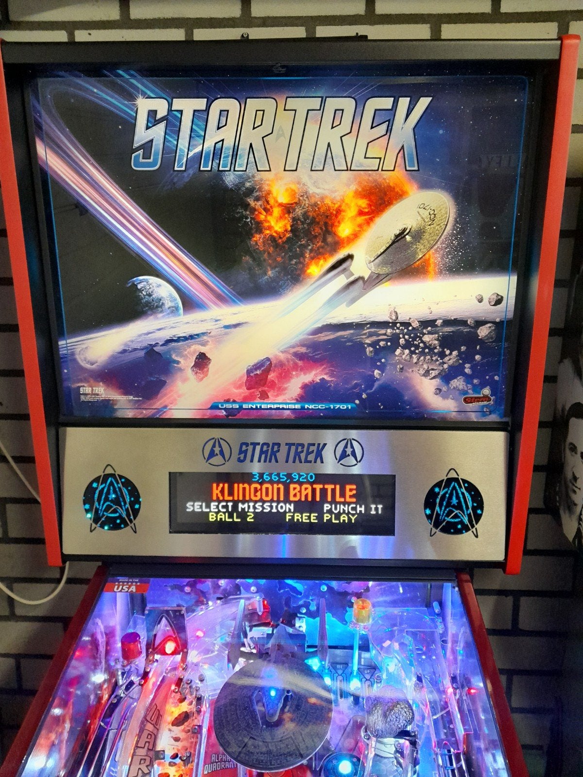 te koop.startrek premium, Ophalen of Verzenden, Zo goed als nieuw, Dot-matrix, Flipperkast