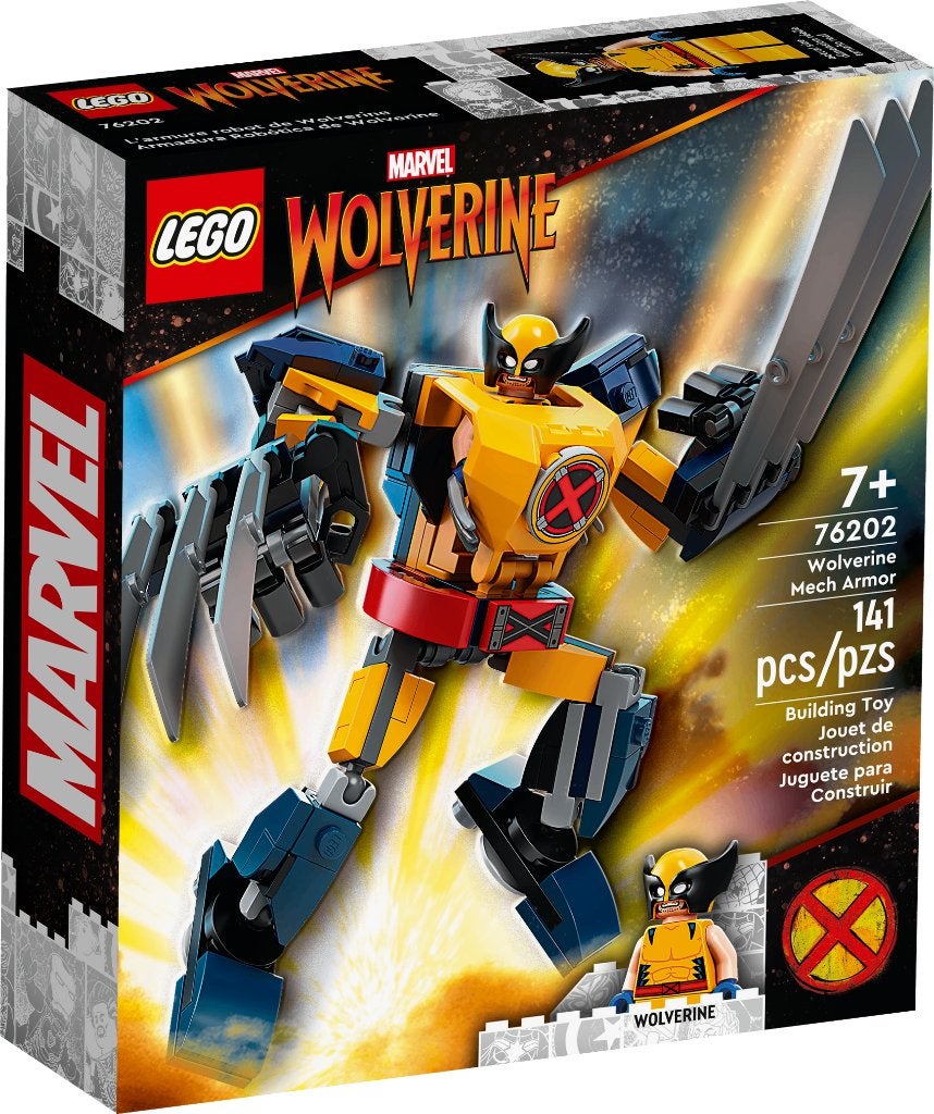 Lego Marvel 76202 Wolverine mechapantser, Ophalen of Verzenden, Nieuw, Complete set, Lego