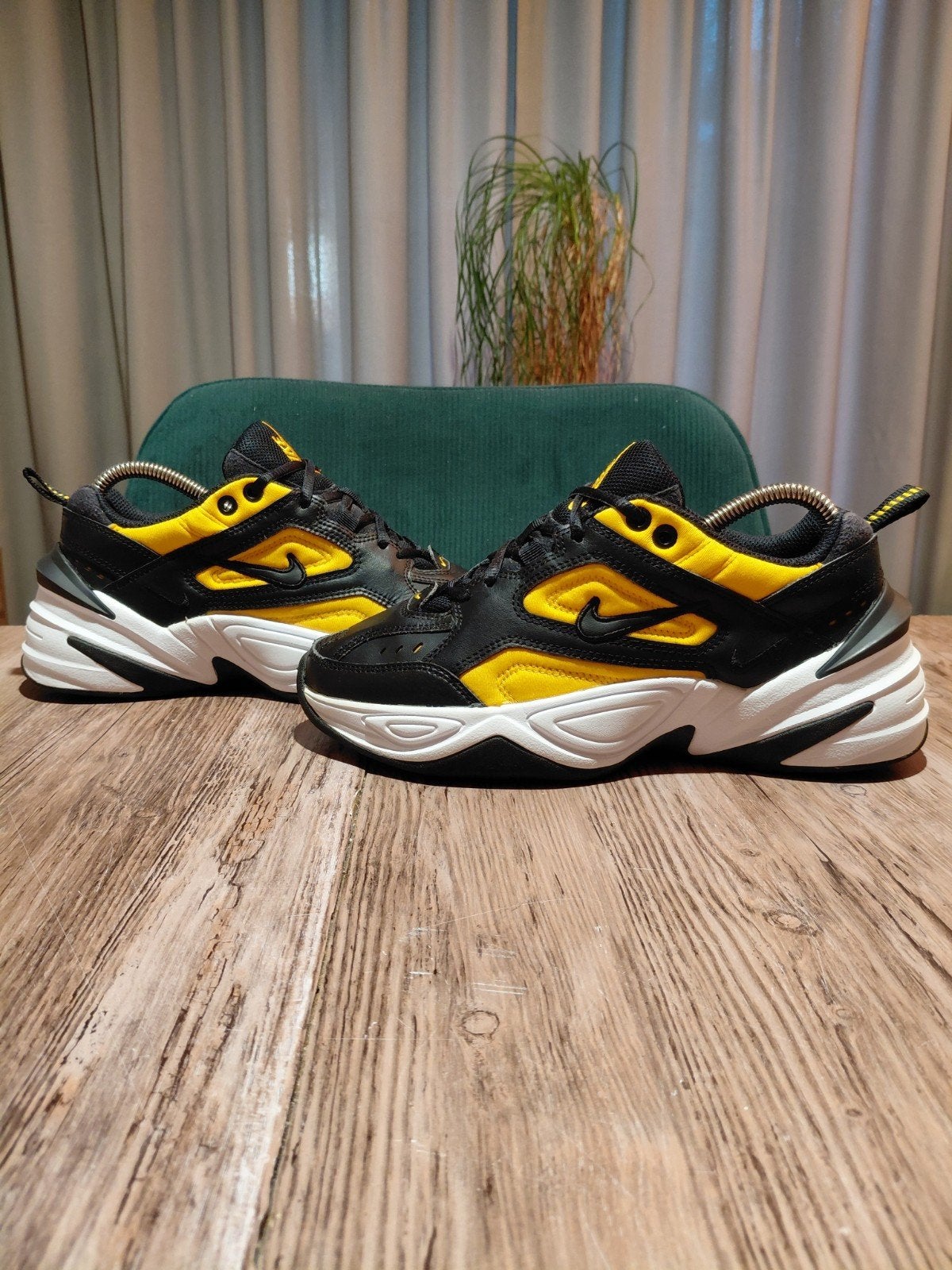 Nike M2K Tekno 'University Gold' Size 37,5, Zwart, Nike, Ophalen of Verzenden, Sneakers of Gympen