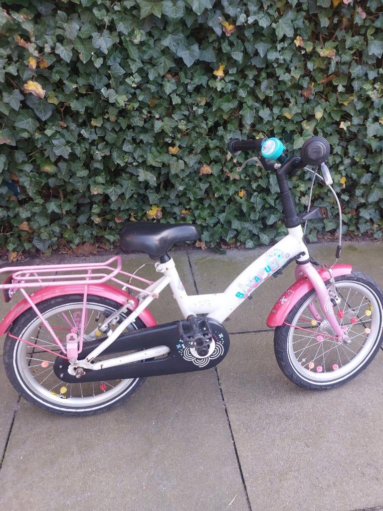 Meisjesfiets 16 inch - Gebruikt, werkt nog prima!, Ophalen of Verzenden, Gebruikt, 16 inch, Handrem