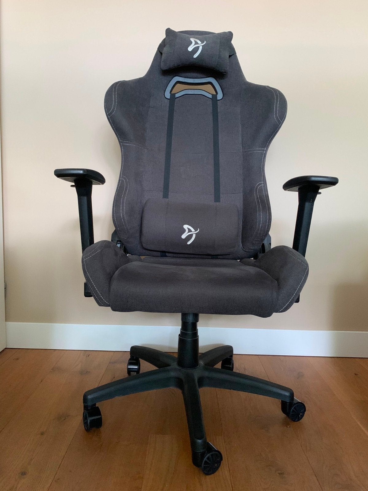 Arozzi Fabric Gaming Stoel - Comfortabel en Ergonomisch, Ophalen, Gaming bureaustoel, Zo goed als nieuw, Grijs