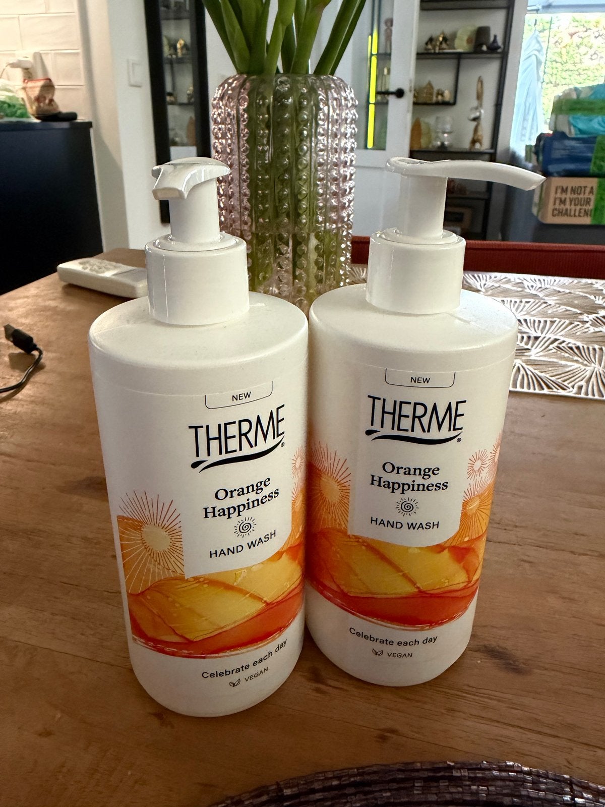 2x THERME Orange Happiness Hand Wash - Nieuw & Vegan, Sieraden, Tassen en Uiterlijk, Ophalen of Verzenden, Nieuw, Overige typen
