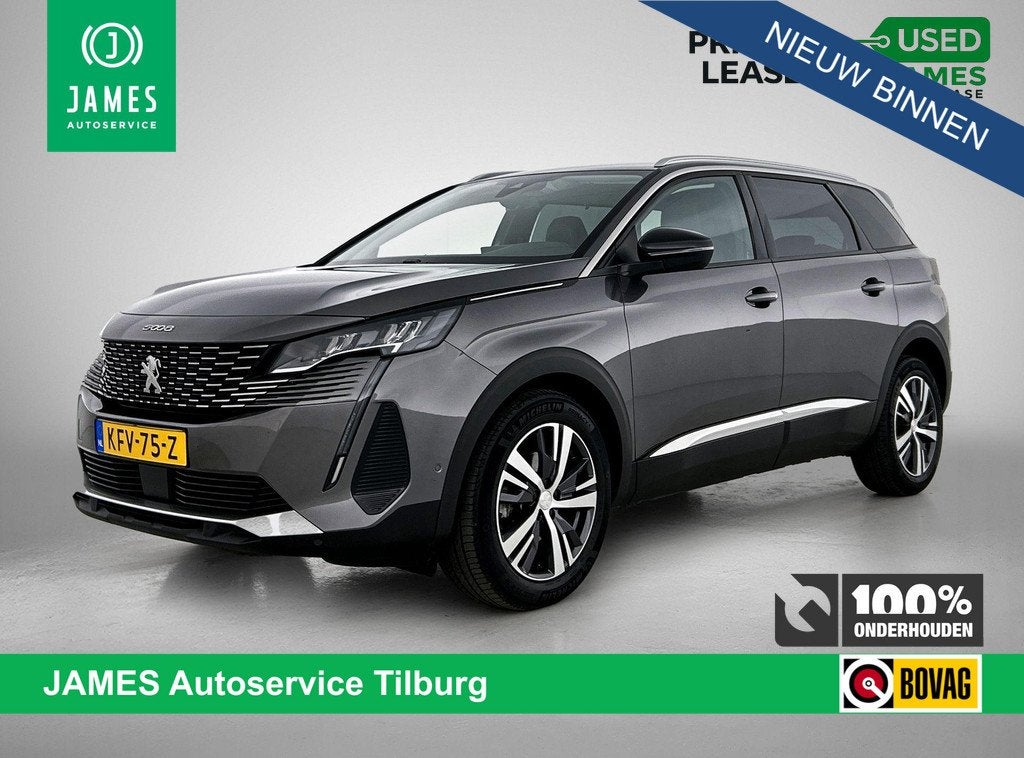 Peugeot 5008 1.2 AUTOMAAT 7-PERS. Crossway 1/2 LEER | CAMERA, Auto's, Peugeot, 12 maanden, Gebruikt, Euro 6, 1199 cc