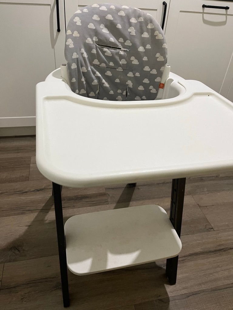 Kinderstoel Stokke Clikk Meegroei met eetblad, Kinderen en Baby's, Ophalen, Gebruikt, Meegroeistoel, Aanschuifbaar