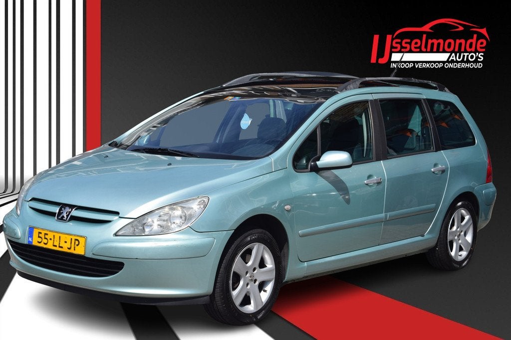 Peugeot 307 SW 2.0 16V automaat 7P inruil auto (bj 2003), Auto's, Peugeot, Gebruikt, 4 cilinders, 7 stoelen, Onderhoudsboekje