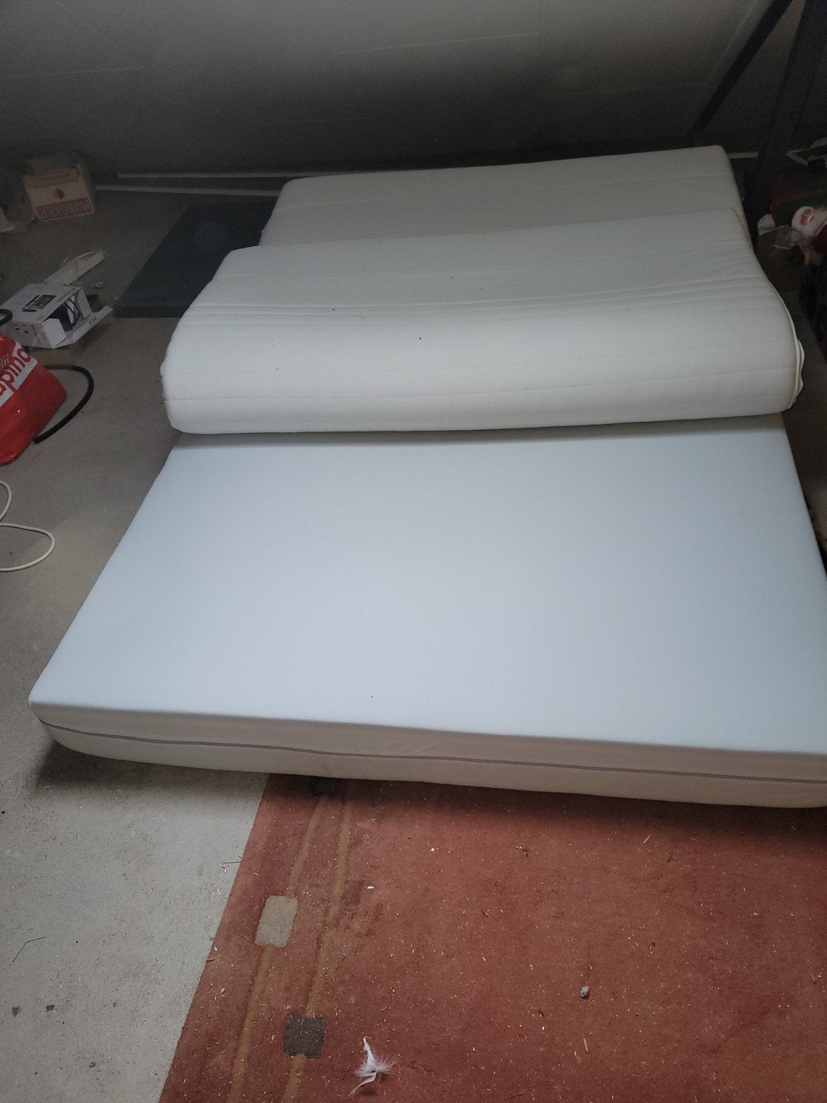 matras + topper, Huis en Inrichting, Ophalen, Tweepersoons, 140 cm, Zo goed als nieuw
