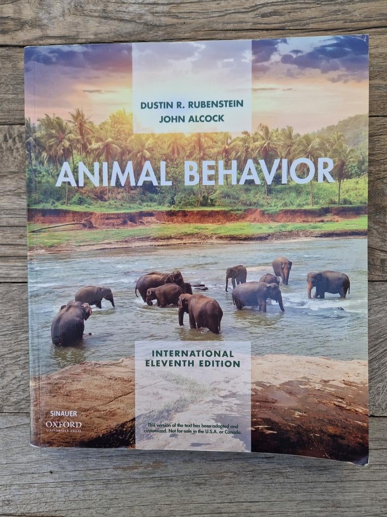 Animal Behavior - Dustin R. Rubenstein, John Alcock, Ophalen of Verzenden, Zo goed als nieuw, HBO, Dustin R. Rubenstein, John Alcock