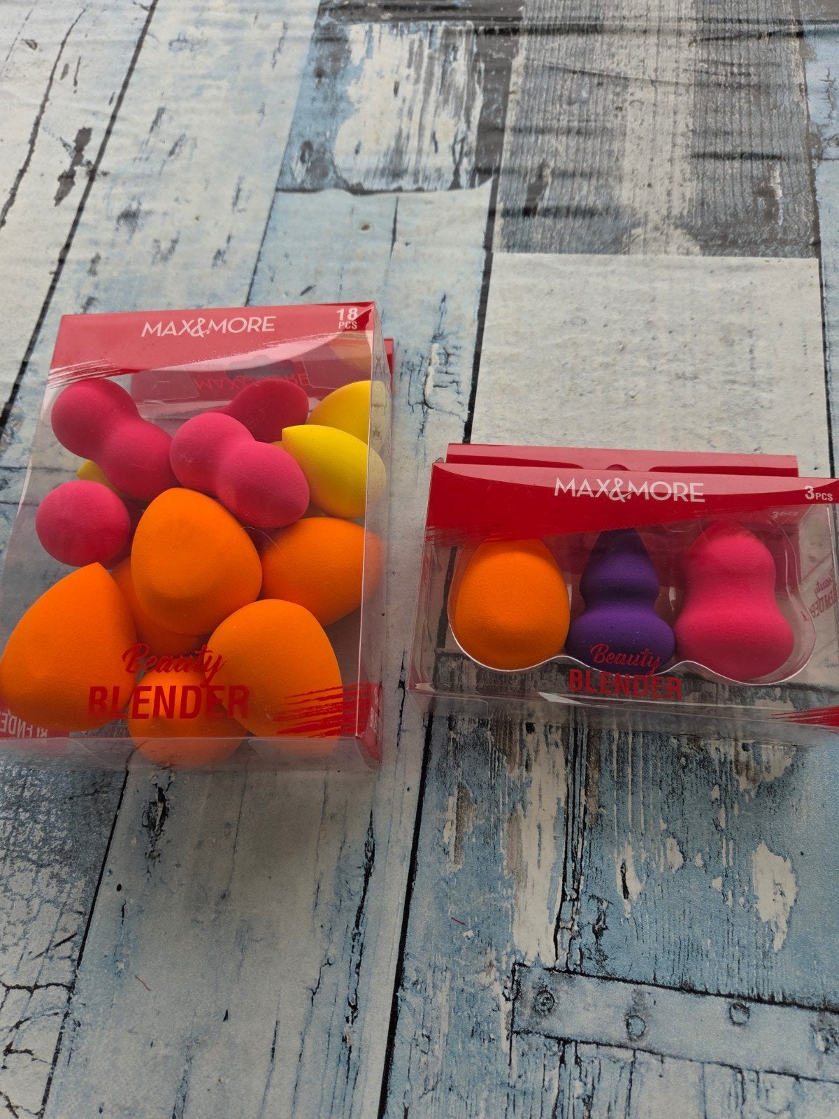 make-up sponzen van Max en More