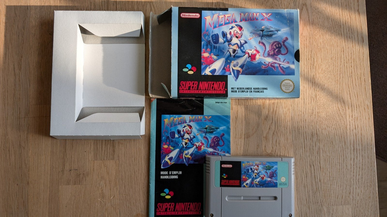 Mega Man X - Super Nintendo (SNES) - Compleet in doos, Avontuur en Actie, Gebruikt, 1 speler, Ophalen of Verzenden