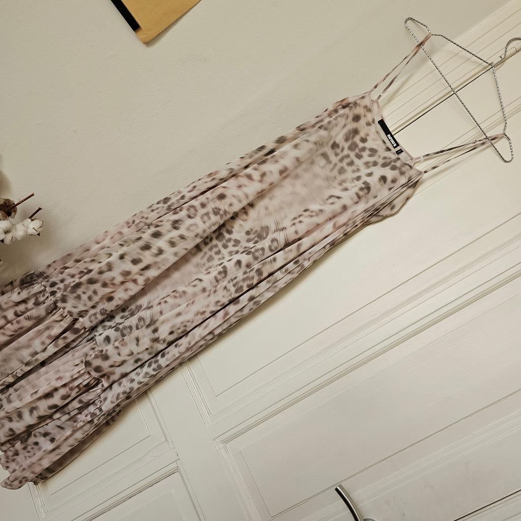 Rotate dress, Ophalen, Beige, Zo goed als nieuw, Maat 34 (XS) of kleiner
