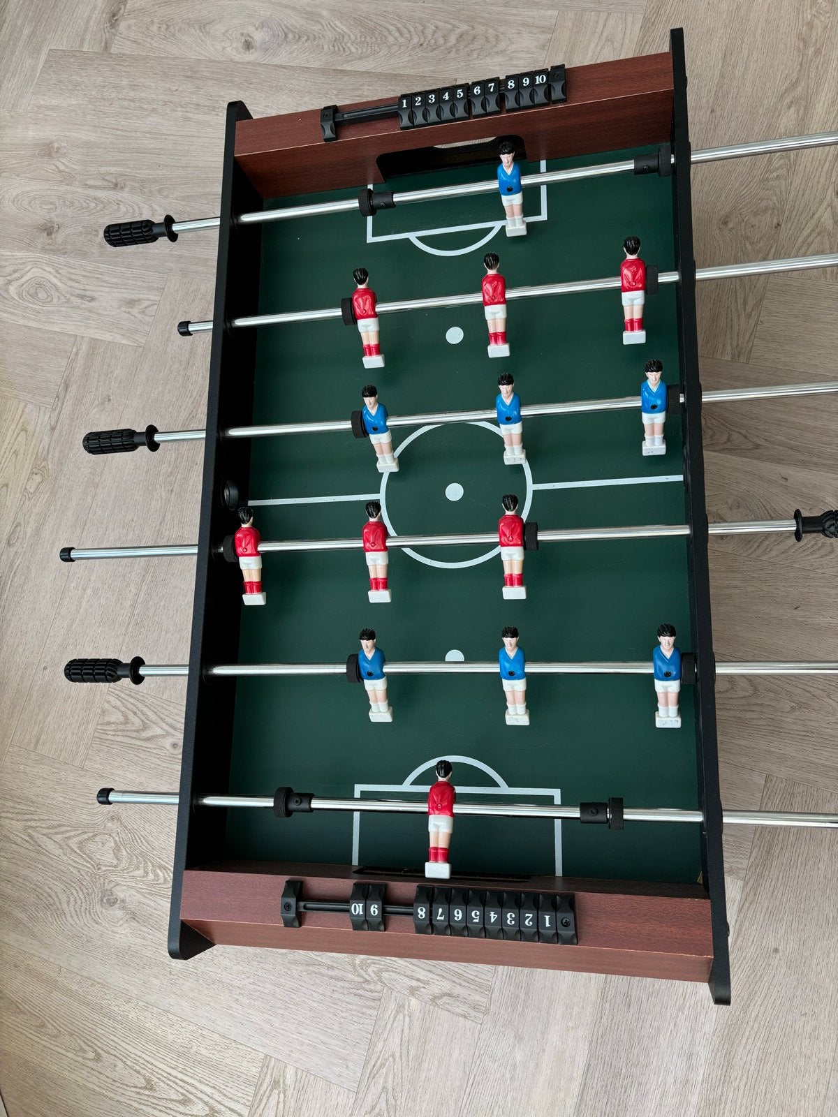 Tafelvoetbalspel - Compleet met ballen en scoretellers, Ophalen, Gebruikt