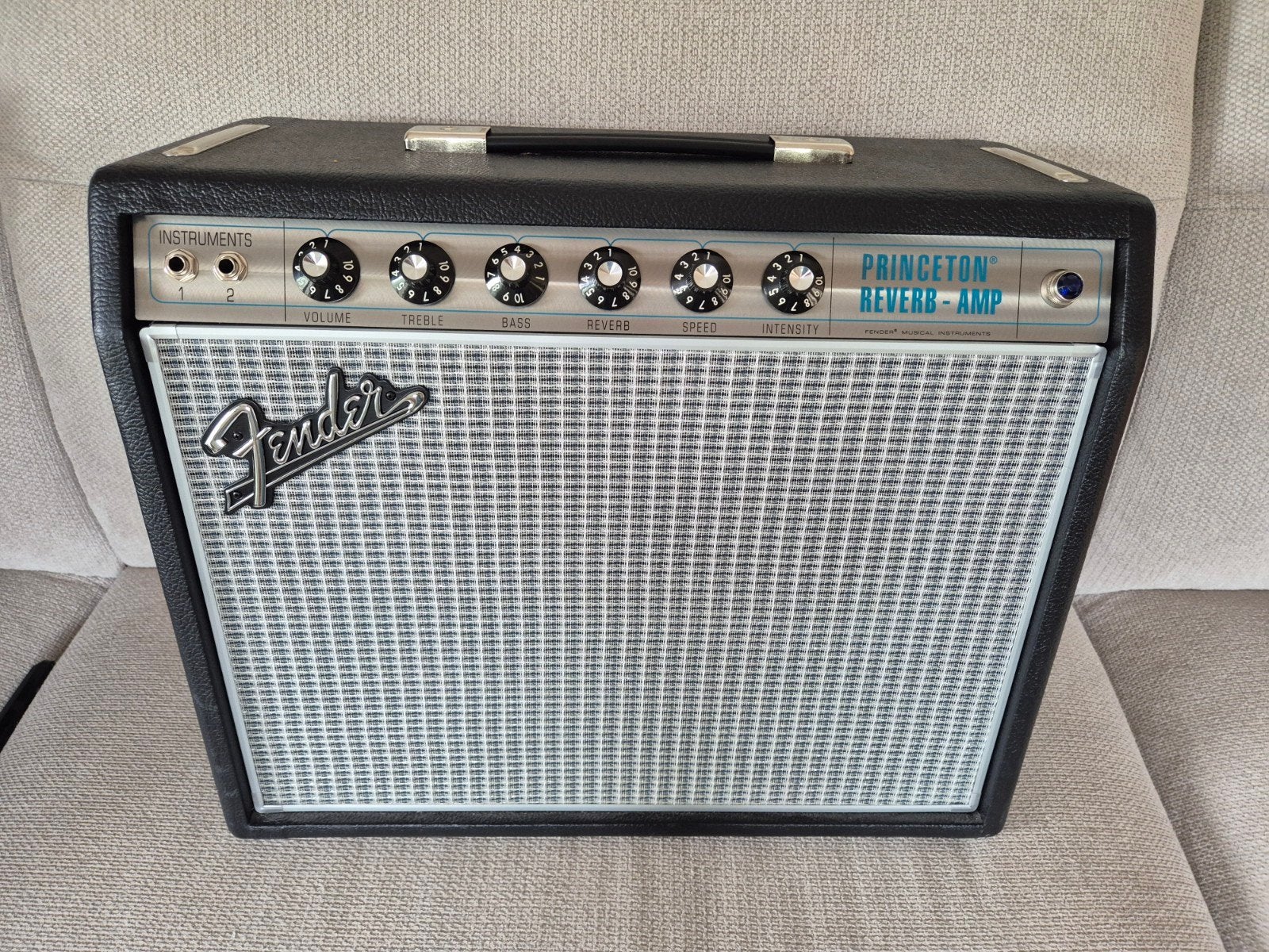 Fender '68 Custom Princeton Reverb - Als nieuw, garantie, Ophalen, Zo goed als nieuw, Minder dan 50 watt
