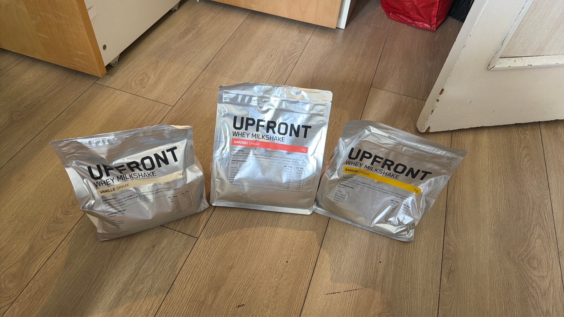 Upfront Whey milkshake meerdere zakken, Verzenden, Nieuw