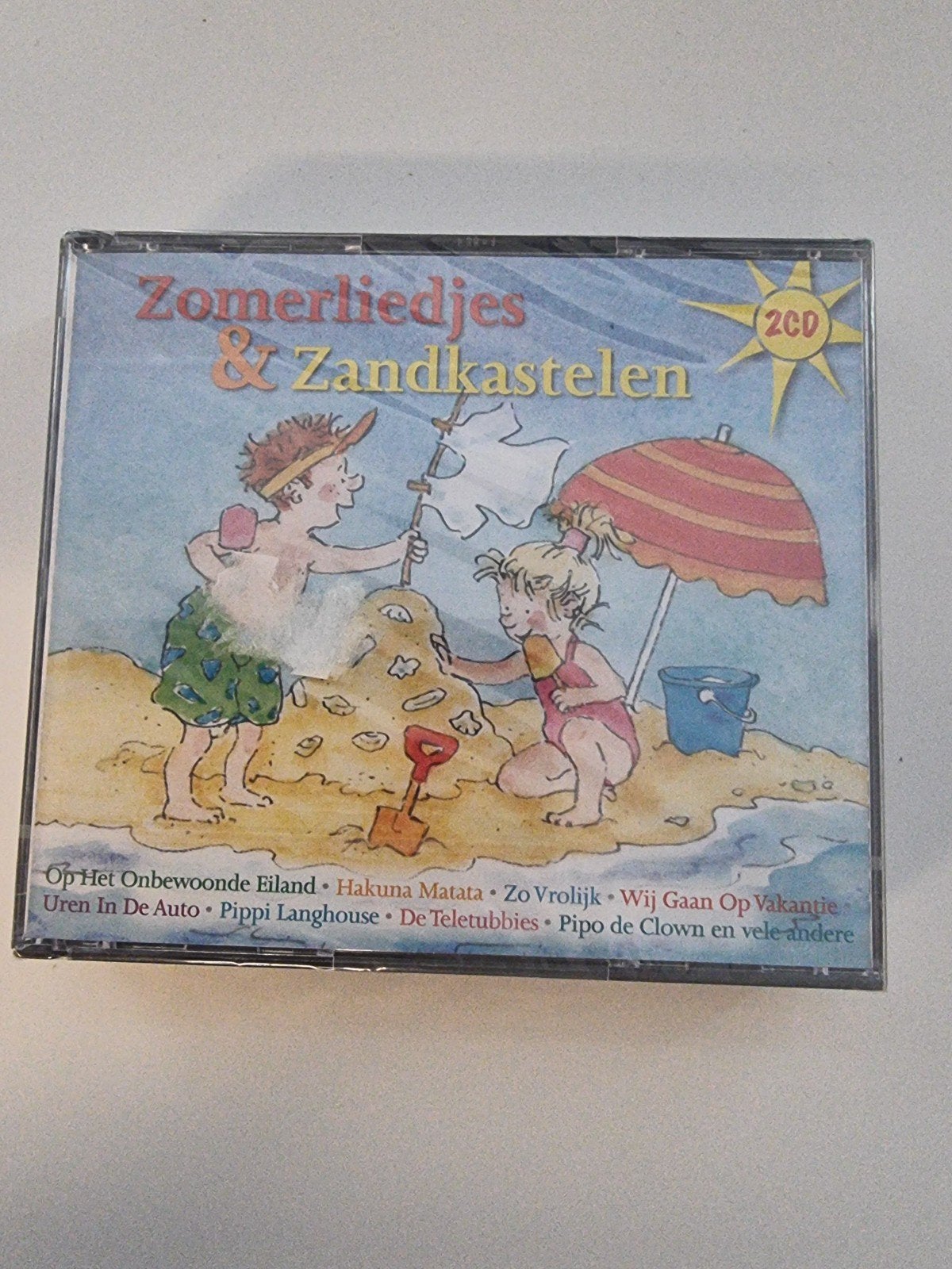 Zomerliedjes & Zandkastelen - 2CD (Nieuw in verpakking), 6 tot 9 jaar, Boxset, Ophalen of Verzenden, Muziek