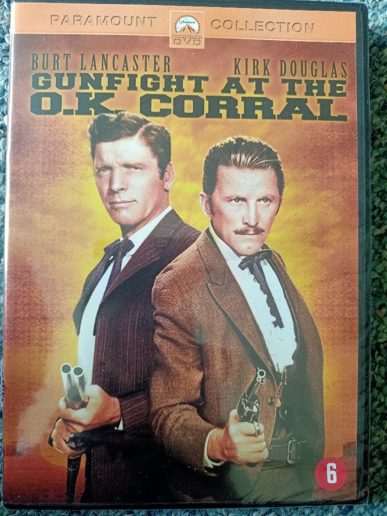 Gunfight at the O.K. Corral - Kirk Douglas, Burt Lancaster, Alle leeftijden, Ophalen of Verzenden, Zo goed als nieuw, Nederlands