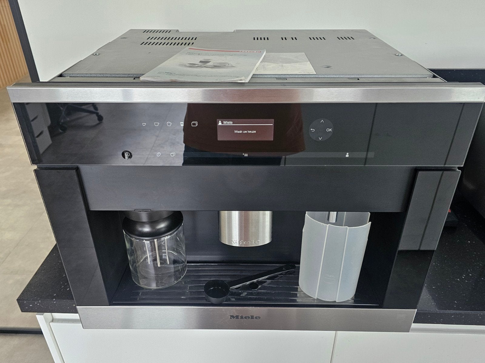 Miele CVA6401 Inbouw Koffiemachine - Luxe en Compleet, Witgoed en Apparatuur, Ophalen, Gebruikt, 10 kopjes of meer, Koffiemachine