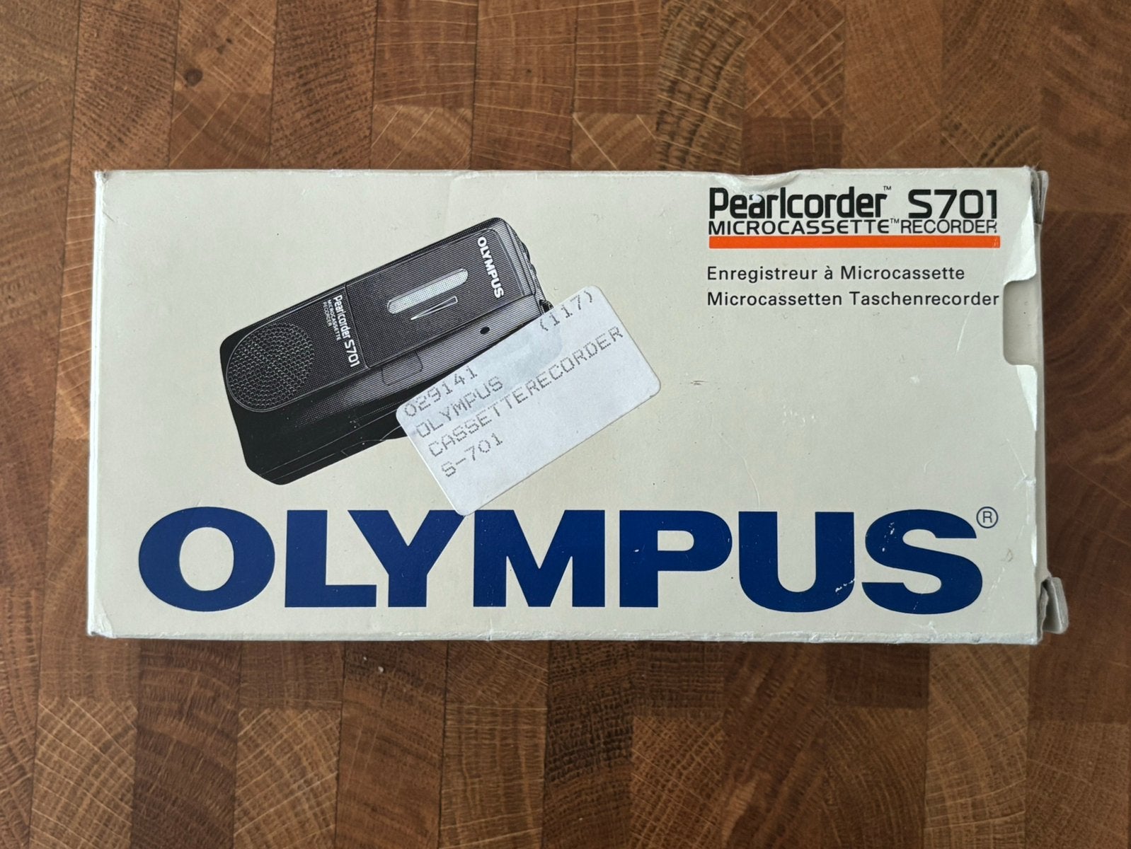 Olympus Pearlcorder S701 Microcassette Recorder, Ophalen of Verzenden, Overige typen