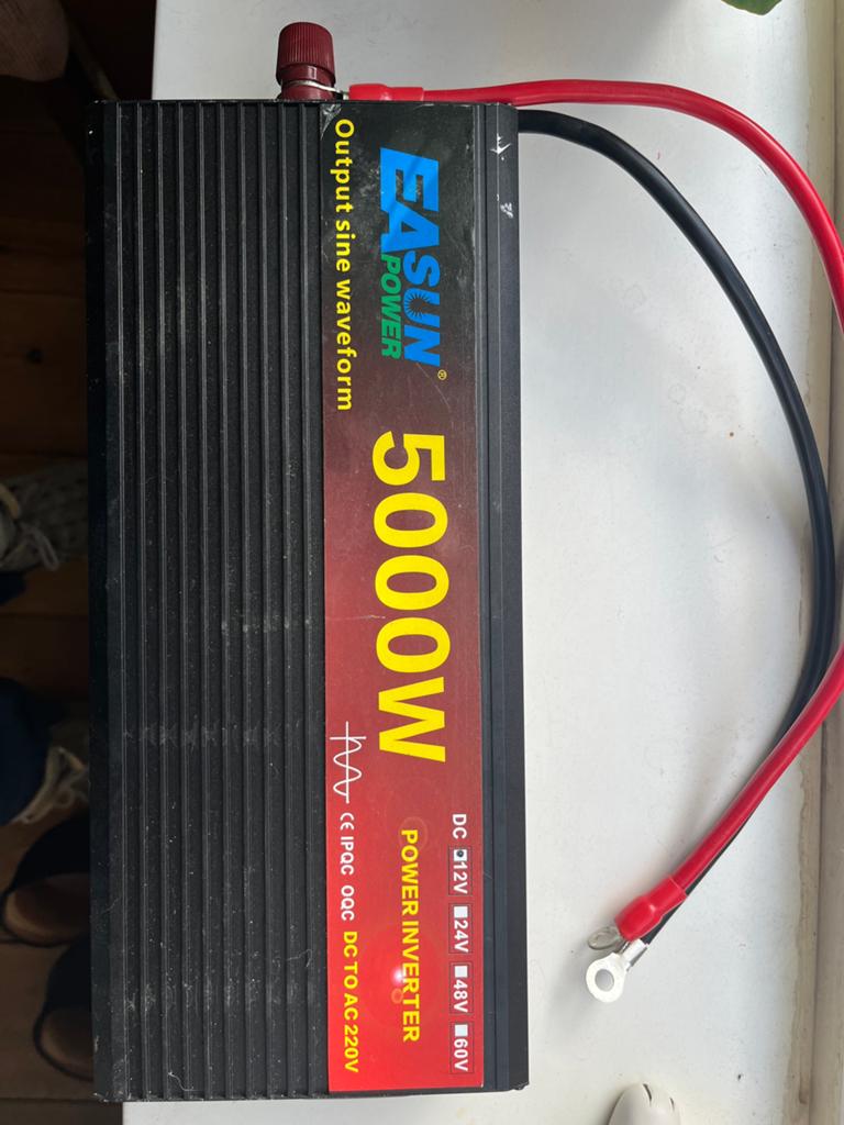 Omvormer 5000 watt, Watersport en Boten, Ophalen of Verzenden, Zo goed als nieuw, Overige typen