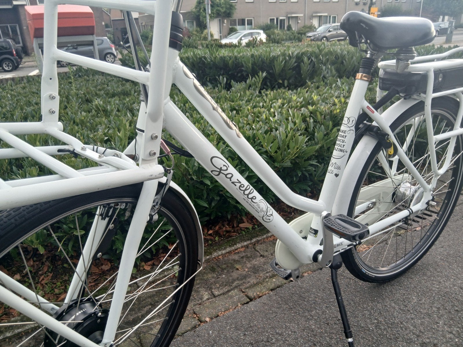 GAZELLE MISS GRACE C7 ELEKTRISCHE DAMESFIETS TRANSPORTFIETS, Ophalen, 53 tot 56 cm, Versnellingen, Zo goed als nieuw