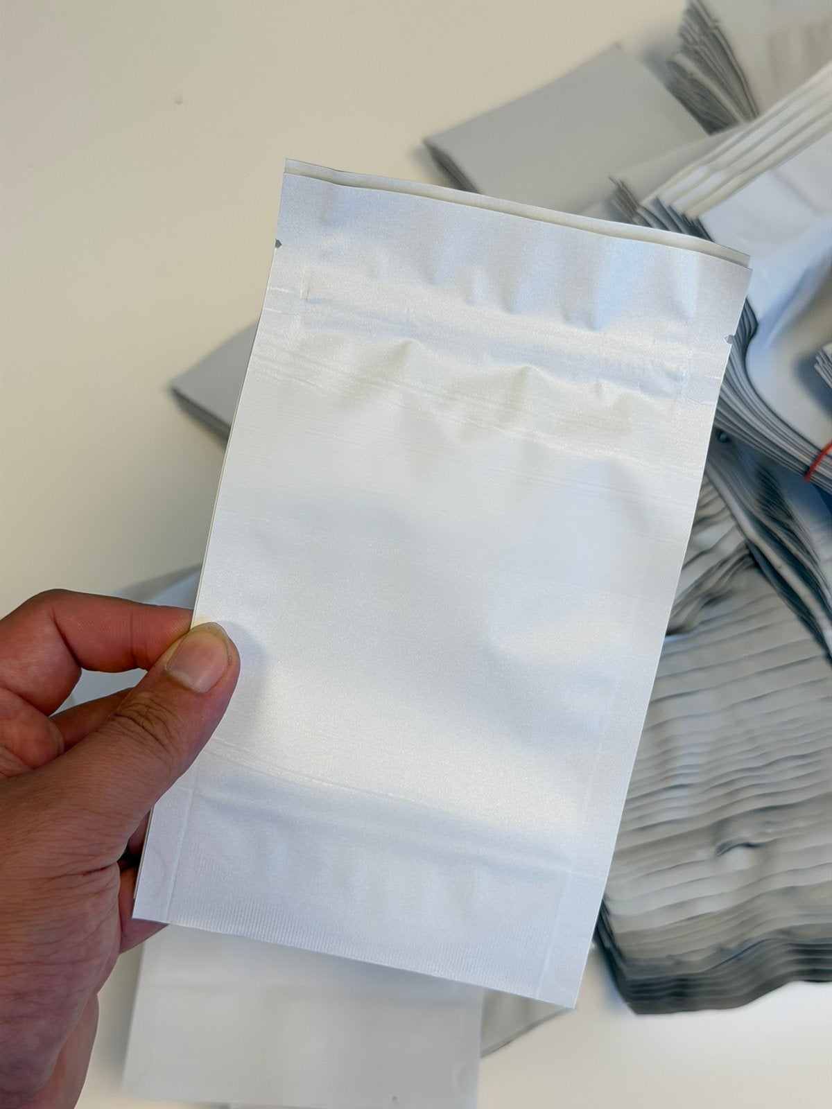 Partij ca. 1000 Mylar Ziplock Zakjes 9x11cm Hersluitbaar, L, Nieuw, L, L