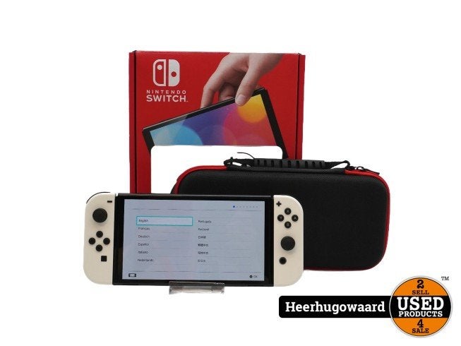Nintendo Switch OLED Compleet in Doos - ZGAN