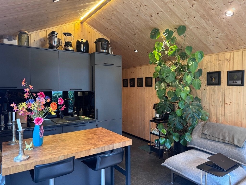 Lodge te koop op park Tulderheyde, Poppel, België, In bos, Afwasmachine, Recreatiepark, 1 slaapkamer