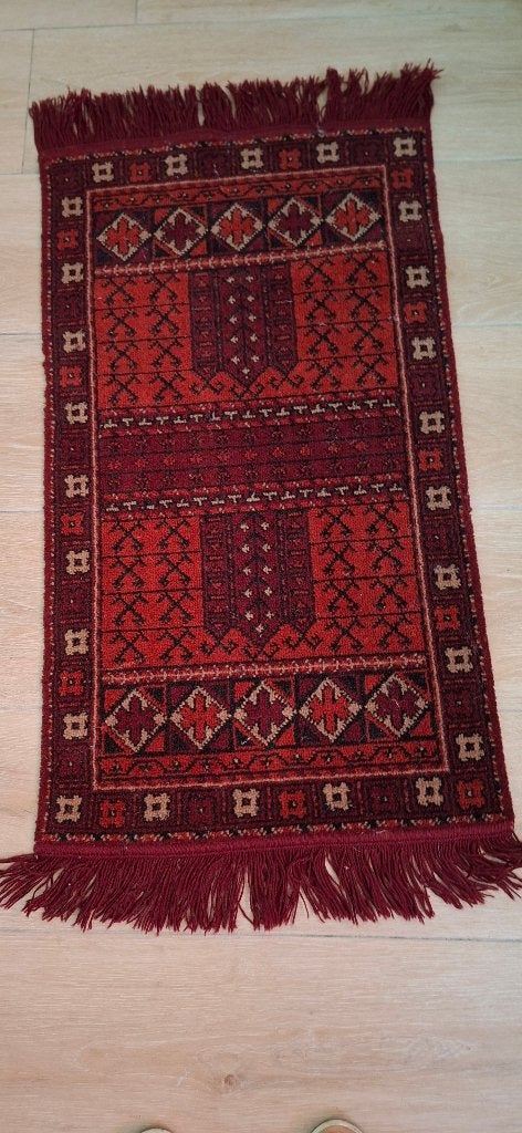 Perzisch kleed, klein, 50 tot 100 cm, Crème, Zo goed als nieuw, Rechthoekig