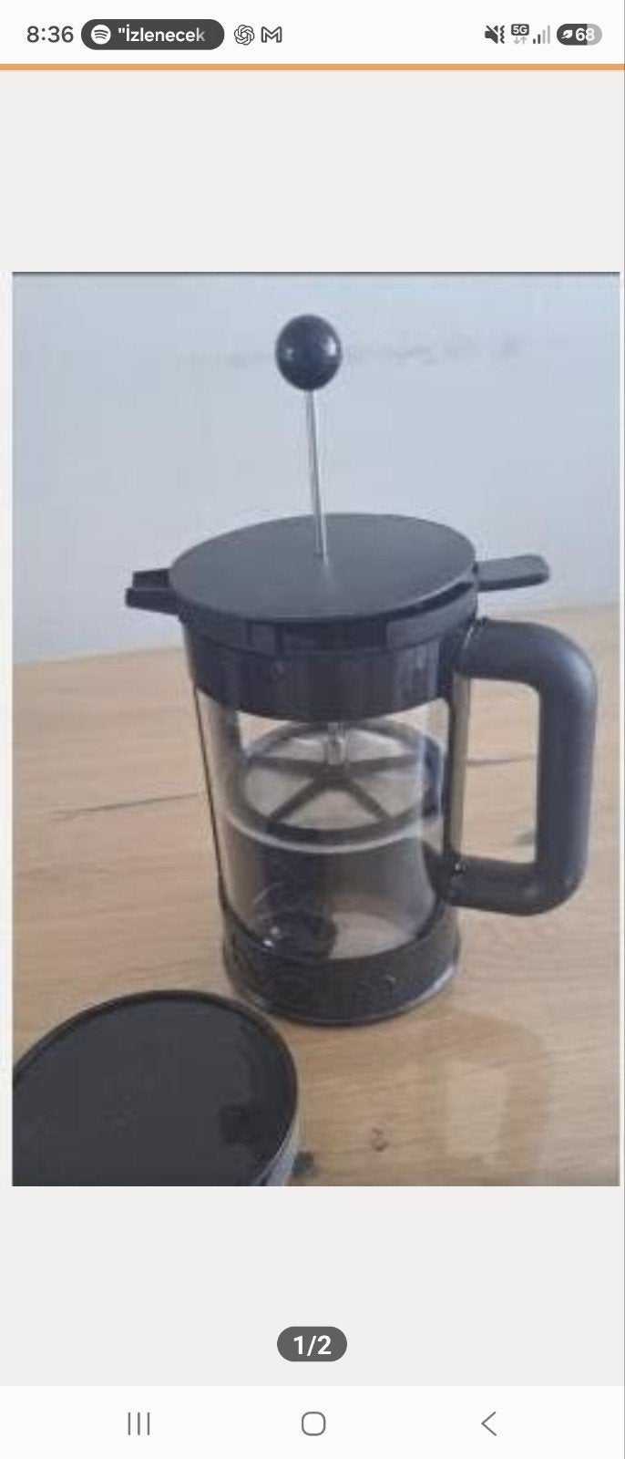 Bodum French press cold brew Koffie- en IJskoffiemaker, Overige modellen, Gemalen koffie, Ophalen of Verzenden, Zo goed als nieuw