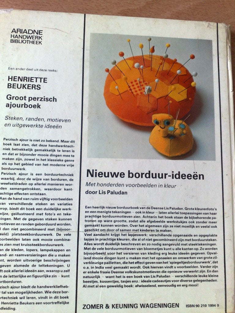 Nieuwe Borduur ideeën , Lis Paludan, Verzenden, Zo goed als nieuw, Borduurpakket