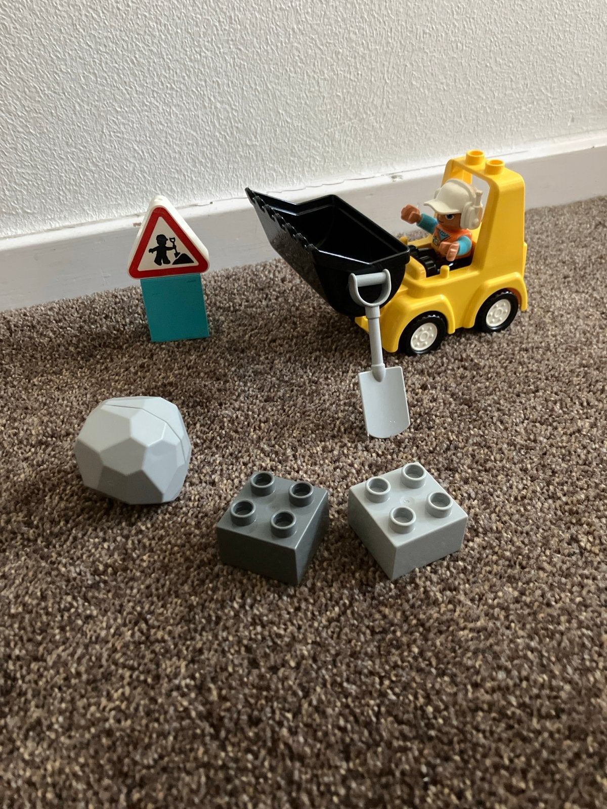 LEGO Duplo 10930 bulldozer, Gebruikt, Ophalen of Verzenden, Compleet, Duplo