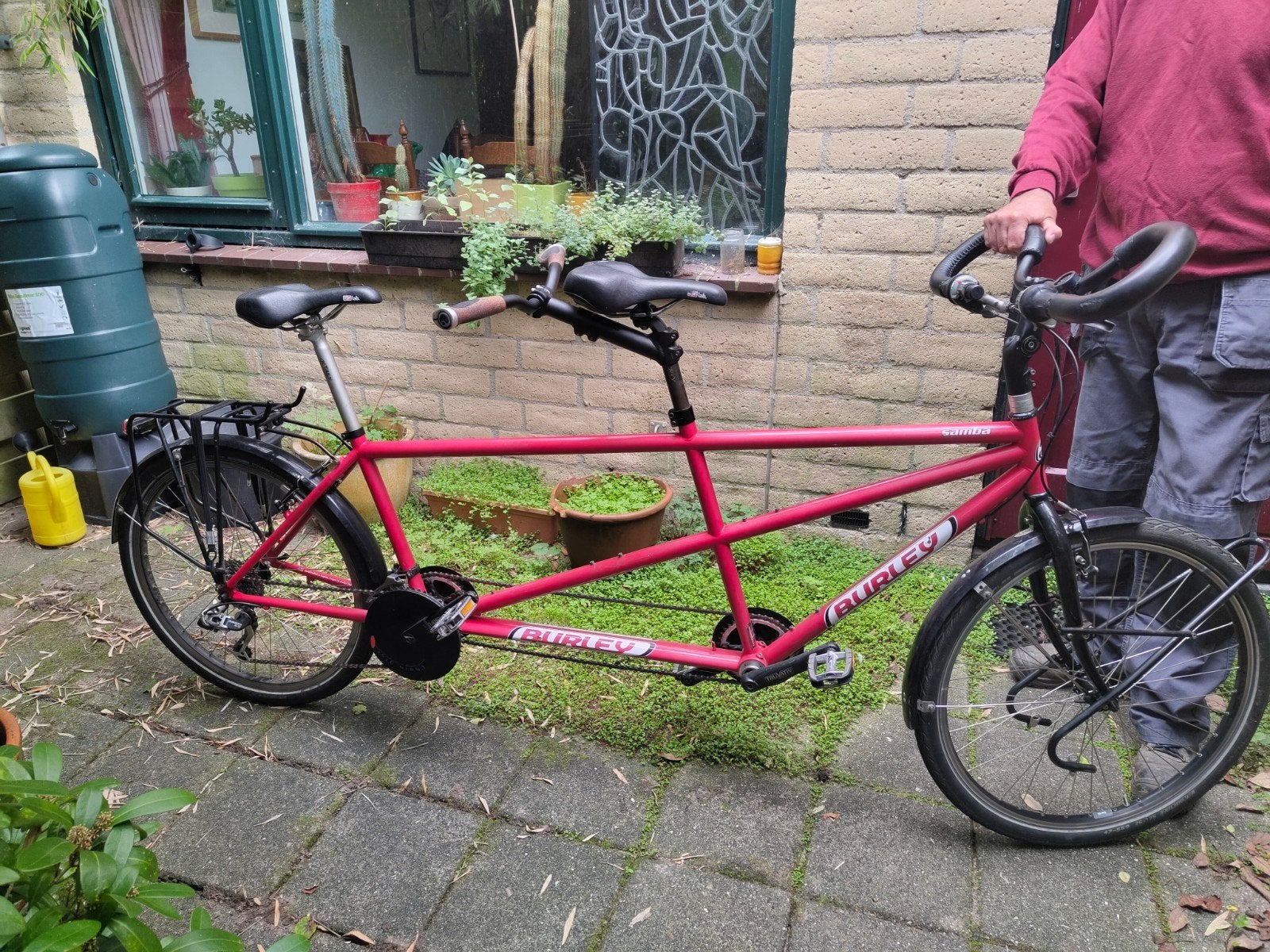 Burley Samba Tandem, Gebruikt, Velgrem, Burley, 47 tot 51 cm