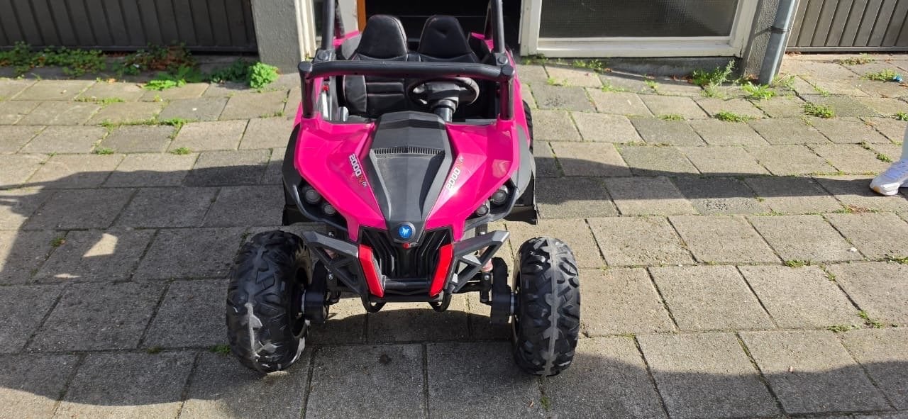 Elektrische kinderbuggy (2-zits) - Roze UTV-MX, Gebruikt