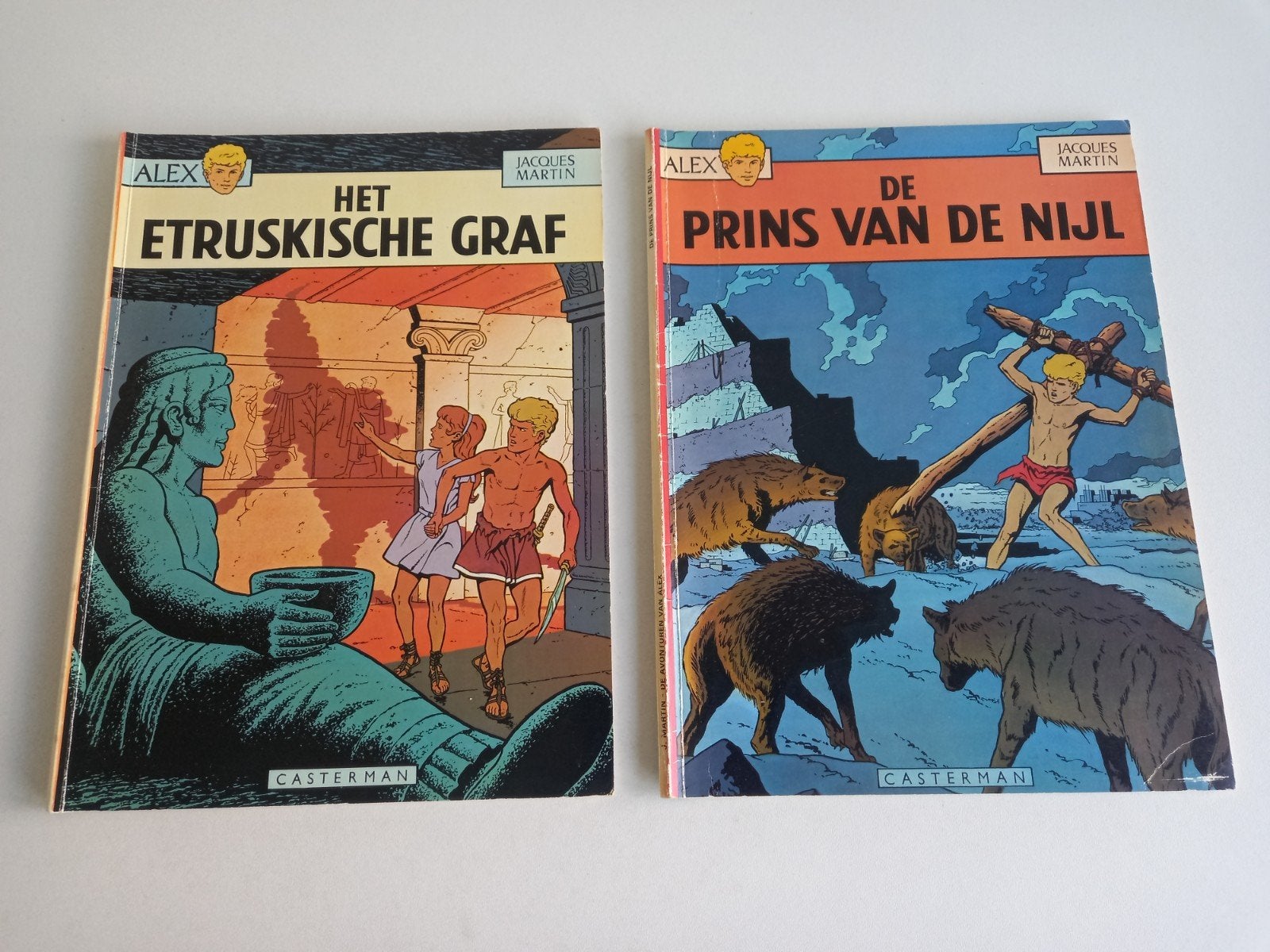 2 Stripboeken van Alex., Meerdere comics, Ophalen of Verzenden, Gelezen, Europa