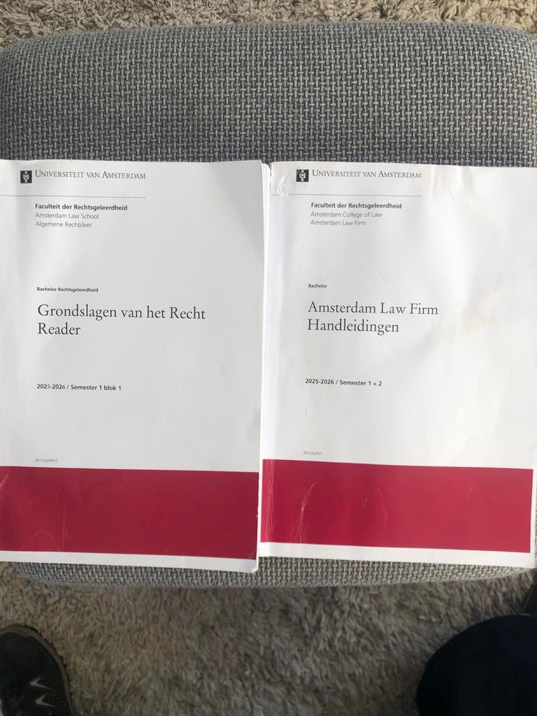 grondslagen van het recht. Amsterdam law firm handleidingen, Boeken, Studieboeken en Cursussen, Ophalen of Verzenden, Gamma, Gelezen