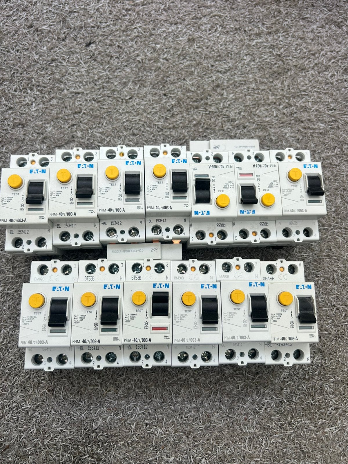 Eaton aardlekschakelaar.40A.   44 x, Ophalen of Verzenden, Zo goed als nieuw, Aardlekschakelaar