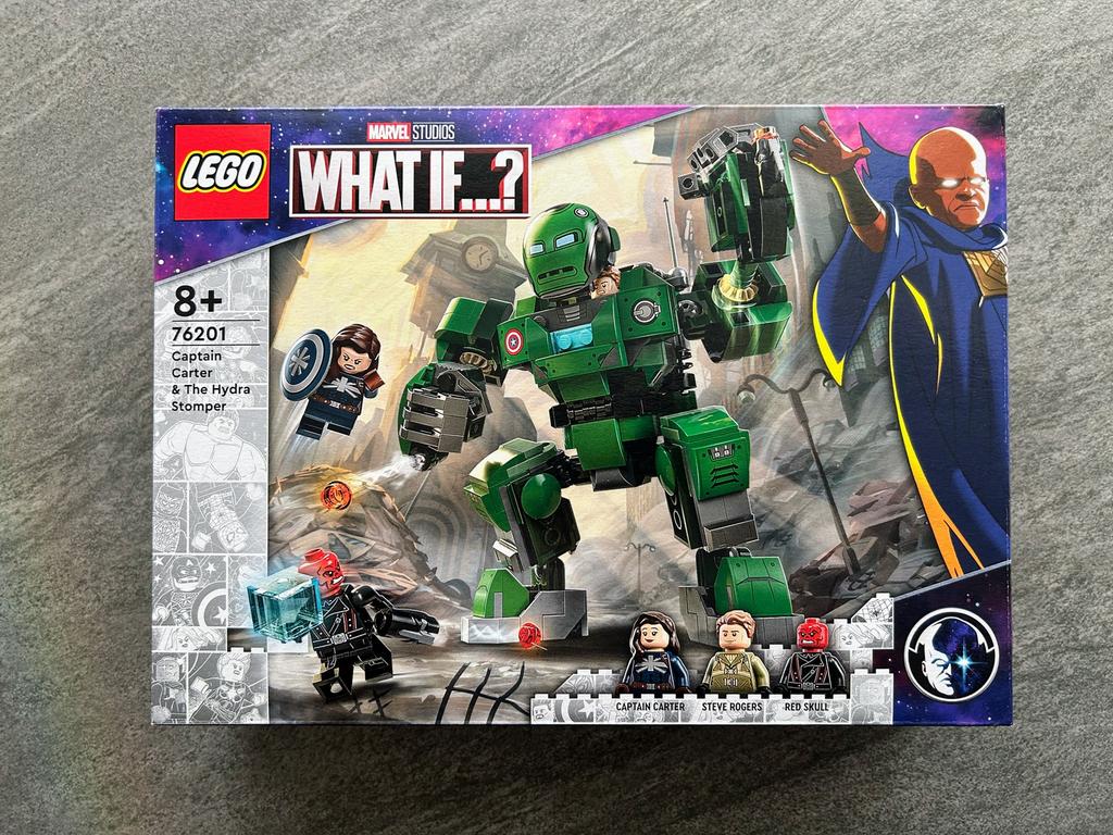 Lego Marvel 76201 Captain Carter & Hydra Stomper *SEALED*, Marvel, Nieuw, Ophalen of Verzenden, Complete set