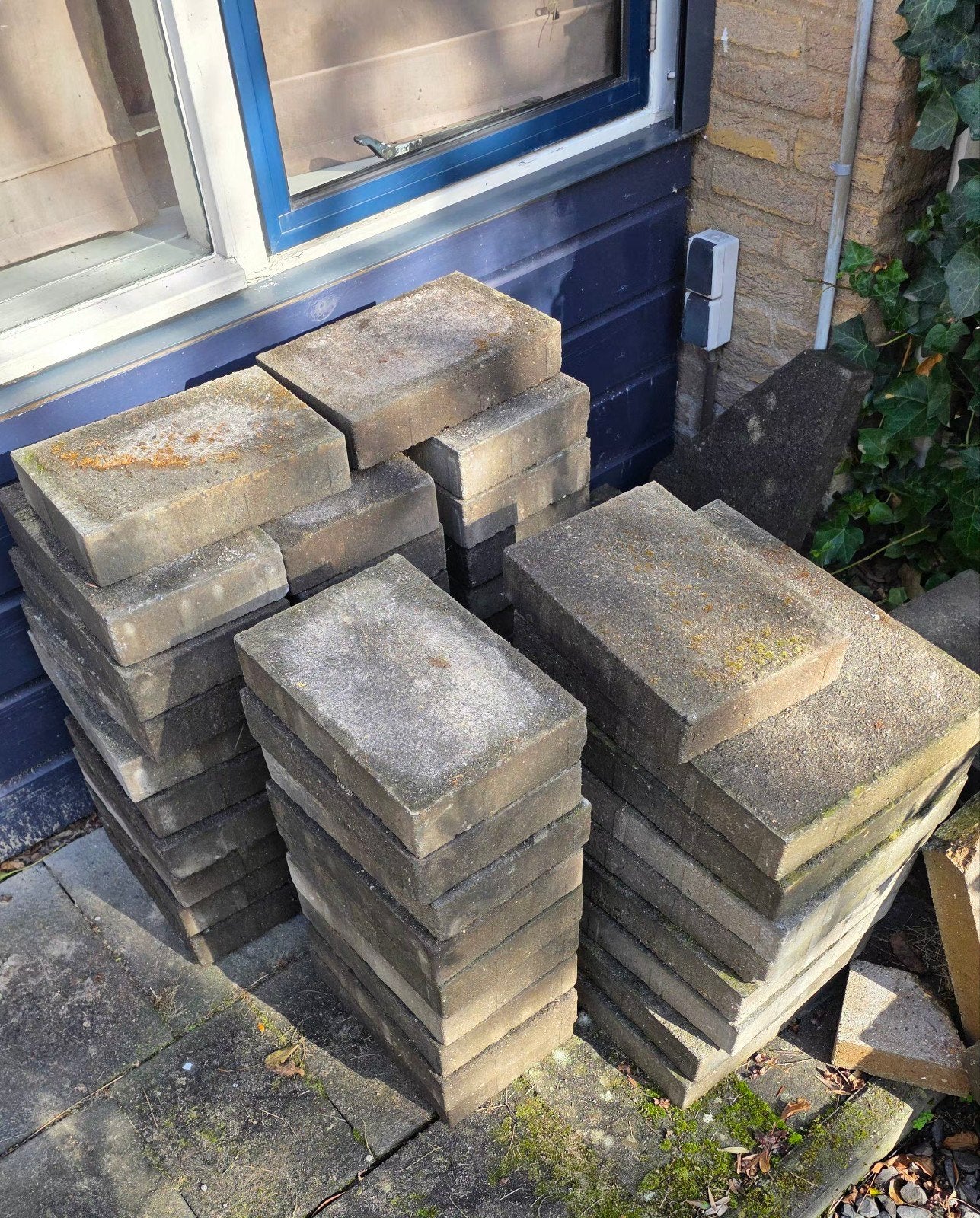 Gebruikte betonnen terrastegels, Ophalen, Gebruikt, 5 tot 10 m², Beton