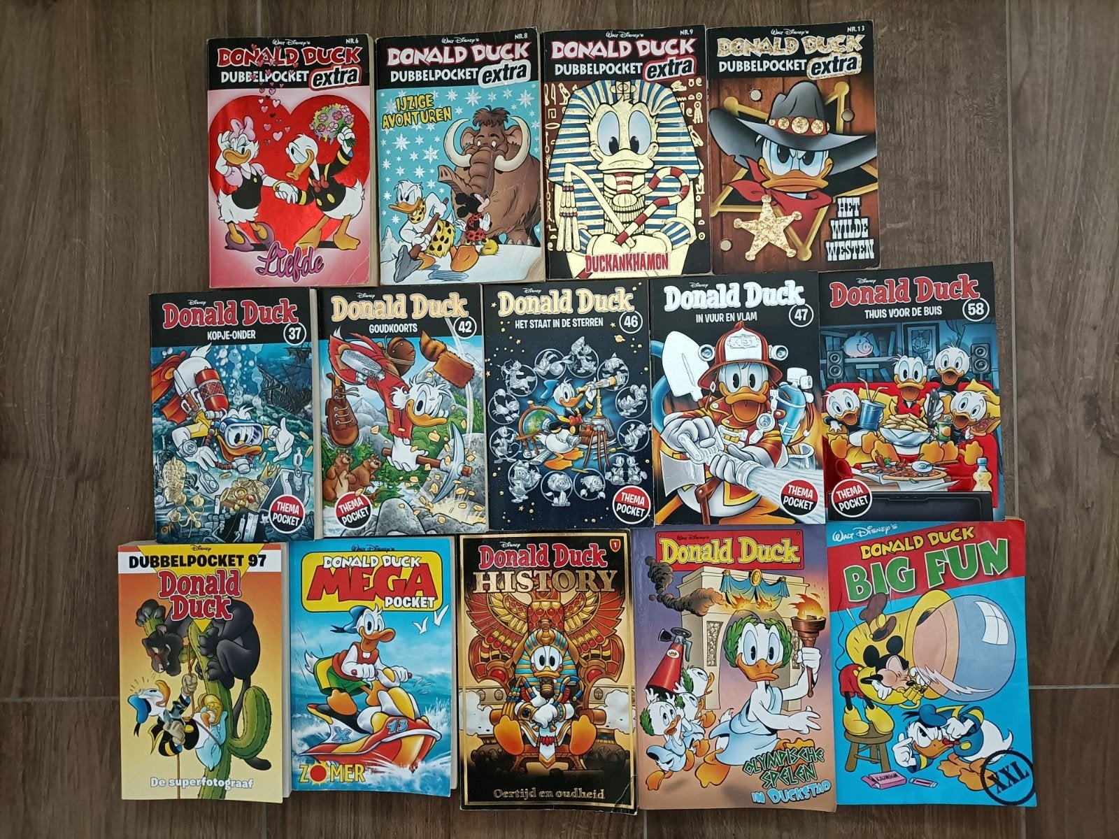 Donald Duck Dubbel Pockets + oude serie (1978), Meerdere comics, Ophalen, Gelezen, Europa