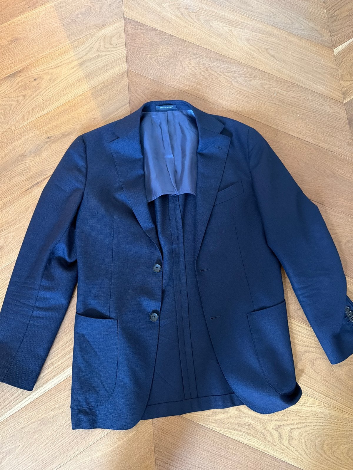 Suitsupply Havana Patch HL Slim Fit Colbert Maat 48, Kleding | Heren, Kostuums en Colberts, Ophalen of Verzenden, Zo goed als nieuw